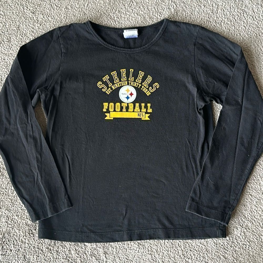 NFL for Her Steelers Long Sleeve Tee Shirt!